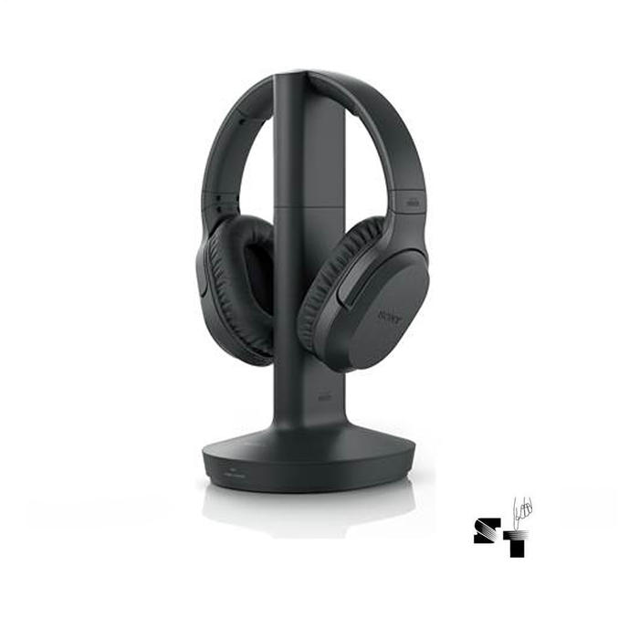 SONY Auriculares inalámbricos para ver televisión (WHRF400R) con base  transmisora (TMRRF400) - Estéreo de 6 pies de 0.138 in + adaptador en Y de  enchufe RCA Nee…