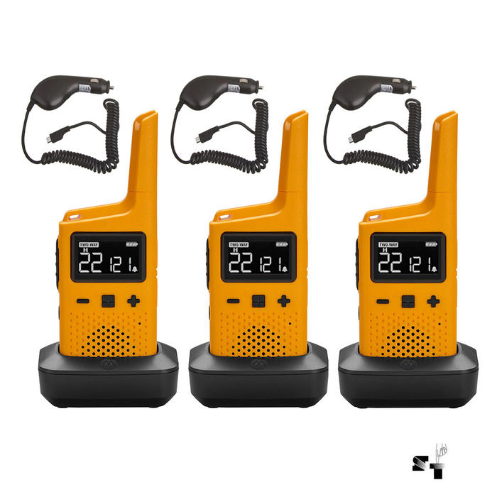 Trio de Handies Motorola T380 40 KM - Modelo Nuevo