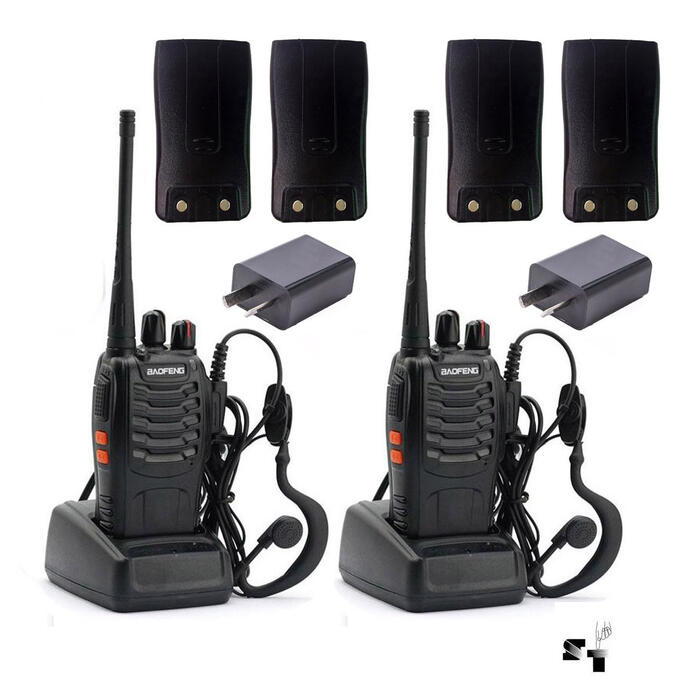 Par de Handies Baofeng BF-888S Uhf Recargable