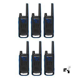 Seis Handies Motorola T800 56 km - 22 Canales - Digital - Bluetooth
