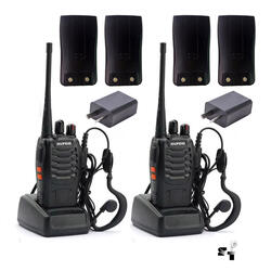 Par de Handies Baofeng BF-888S Uhf Recargable 