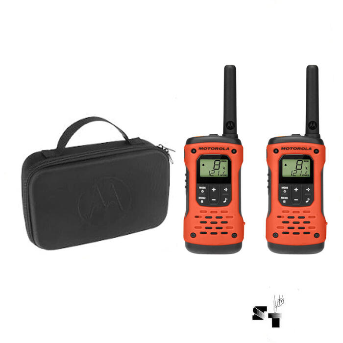 Par de Handies Motorola T605 Sumergibles 56KM 22 Canales