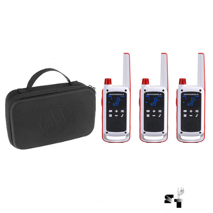 Trio de Handies Motorola T478 35 KM - FM