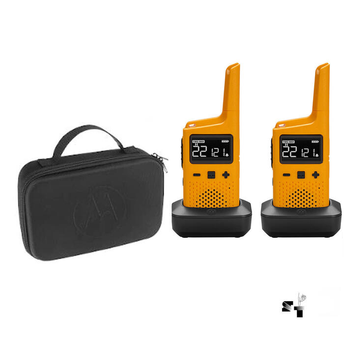 Par de Handies Motorola T380 40 KM - 22 Canales