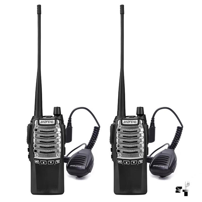 Par de Handies Baofeng UV-8D 8 W Uhf Recargable