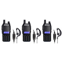 Trio de Handies Baofeng Bibanda UV-82 Doble PTT