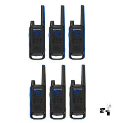 Seis Handies Motorola T802 56 km - 22 Canales - Digital - Bluetooth