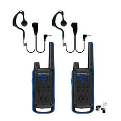 Par de Handies Motorola T802 56 km - 22 Canales - Digital - Bluetooth + 2 Auriculares JH-614