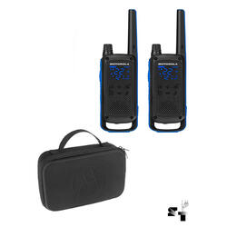 Par de Handies Motorola T802 56 km - 22 Canales - Digital - Bluetooth + Maletn